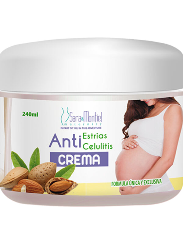 Crema antiestrías anticelulitis almendras 701-I Sara&Montiel maternity