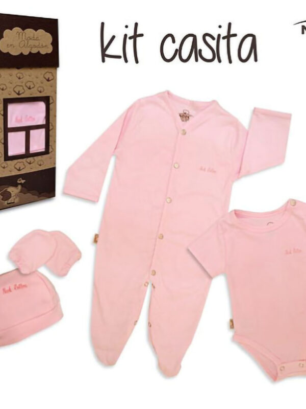 Kit 4 pzs. casita algodón Pima Neek'