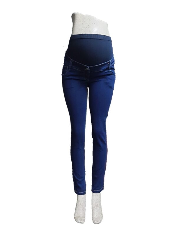 Pantalón maternidad de mezclilla con bolsillos