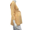 1752-s-amarillo Blusa camisera materna elástico cintas