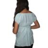 4 Blusa de maternidad escote redondo manga corta