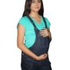 5 Overol de mezclilla maternidad espalda angosta