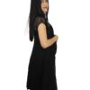 Vestido corto gala collar simulado